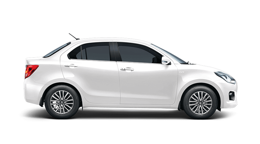 adiyogi travels Dzire Side View